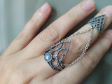 RING double925 SILVER adjustable