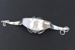 Silver 925 Set bracelet large With gemstone amethyst purple