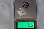 Small earrings carpet pattern Sterling silver 925 Armenian jewelry