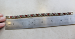 Silver 925 Bracelet red stones Marcasite