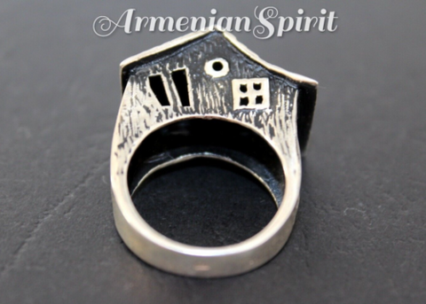 House ring silver 925 Armenian Spirit