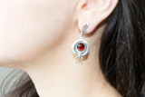 Pomegranate earrings Silver 925