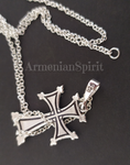 Cross Sterling silver 925 eternity Armenian Spirit