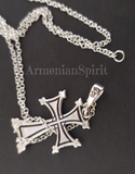 Cross Sterling silver 925 eternity Armenian Spirit