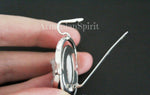 Silver 925 Ring Earring Pendant chalcedony