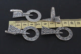 large jewelry silver without stones