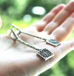 Long earrings silver 925