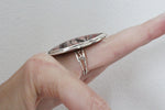 Set jewelry Earrings Ring silver 925 jasper