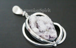 Silver 925 Ring Earring Pendant chalcedony