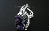 Ring Earrings Pendant amethyst Silver 925