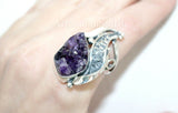 Ring Earrings Pendant amethyst Silver 925