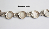 Bracelet Sterling silver 925 sadaf gems