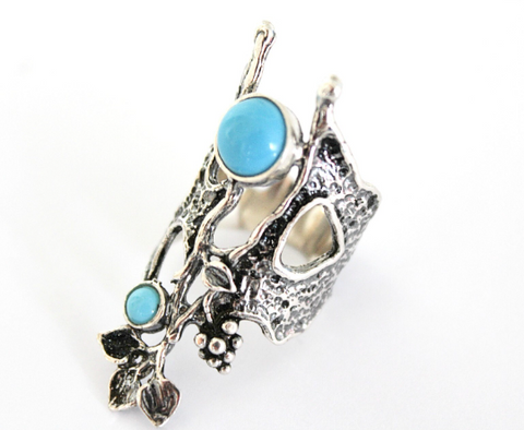 Ring Silver 925 turquoise Jewelry