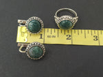 Silver 925 Earrings Ring jewelry agate