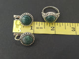 Silver 925 Earrings Ring jewelry agate