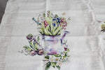 Set 3 Kitchen tea towels linen cotton NEW