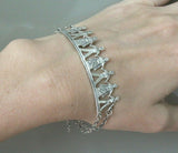 Made with quality sterling silver 925, this Qochari Armenian Spirit Bracelet is perfect for both men and women. Designed with dancers in mind, it is an elegant addition to any outfit. Get it now in our etsy or ebay stores and enjoy free shipping.