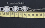Discover the beauty of traditional Armenian jewelry with our Bracelet Filigree Silver 925! Made with authentic coins and measuring 29cm, this ethnic choker necklace exudes the rich culture and spirit of Armenia. Handcrafted with silver 925, it's a timeless piece to add to your collection.