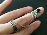 Ring Women Sterling silver 925 black onyx