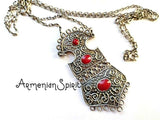 Large pendant necklace Silver 925