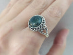 Silver 925 Earrings Ring jewelry agate