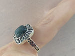 Silver 925 Earrings Ring agate