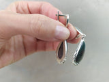 Silver 925 Earrings Ring jewelry agate red green