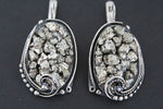 Silver 925 set earrings ring pendant