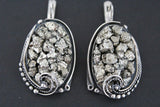 Silver 925 set earrings ring pendant