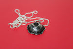 Pendant Poppy Sterling silver 925 garnet