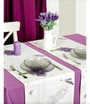 SET 2 Table runners 100% cotton French Provence lavender