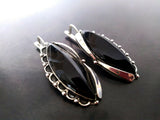 Earrings Silver 925 Black onyx Armenian Spirit