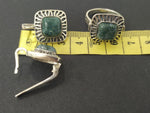 Silver 925 Earrings Ring agate