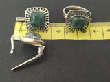 Silver 925 Earrings Ring agate