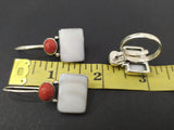 Earrings Ring silver 925 coral sadaf Armenian Spirit