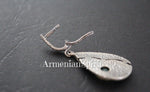 Earrings long silver 925 green Armenian Spirit