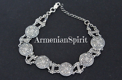 Armenian traditional jewelry silver