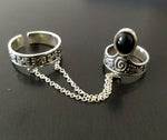 Ring Women Sterling silver 925 black onyx