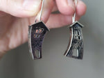 House earrings Silver 925 hooks Armenian Spirit