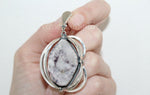 Silver 925 Ring Earring Pendant chalcedony