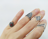 Elevate your style game with our Rings Knuckle Set! This set includes 5 or 10 silver 925 rings, each featuring a unique Armenian taraz design, handmade with love and shipped for free. Embrace tradition and beauty with our knuckle rings, only on Etsy.