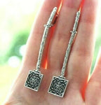 Long earrings silver 925