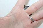 Ring very large leaf Silver 925 Armenian Spirit