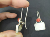 Earrings Ring silver 925 coral sadaf Armenian Spirit