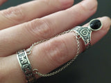 Ring Women Sterling silver 925 black onyx