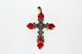 Expertly crafted from high-quality silver 925, this Armenian Spirit cross necklace with marcasite and topaz details is a unique and stylish addition to any woman's jewelry collection. Perfect for any occasion, this red cross necklace is sure to make a statement with its bold yet elegant design.