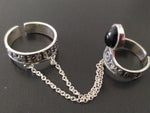 Ring Women Sterling silver 925 black onyx