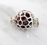 Pomegranate Pendant zircons Silver 925 Persephone