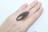 Silver 925 Earrings ring pendant chain Marcasite jewelry women