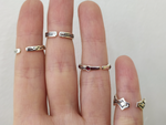 Rings knuckle 5 or 10 set random silver 925